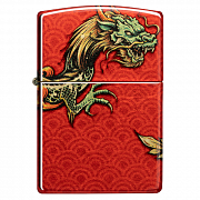 ��������� Zippo 48513 - Dragon Design - 540 Tumbled Brass