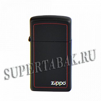  Zippo 1618 ZB - Slim - Black Matte