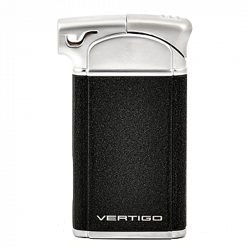   Vertigo - Crosby Pipe - Black Crackle & Chrome