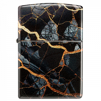 ��������� Zippo 46255 - Fusion Marble - 540 Tumbled Chrome
