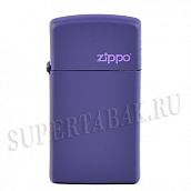 ��������� Zippo 1637 ZL - Slim� - Purple Matte Zippo logo