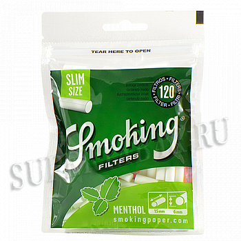 ������� ��� ���������� 6�� Smoking Slim Menthol - 120 ��
