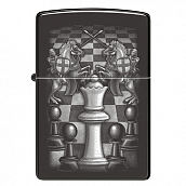 ��������� Zippo 48762 - Chess Design - High Polish Black