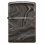 ��������� Zippo 49812 - Marble Pattern Design - High Polish Black
