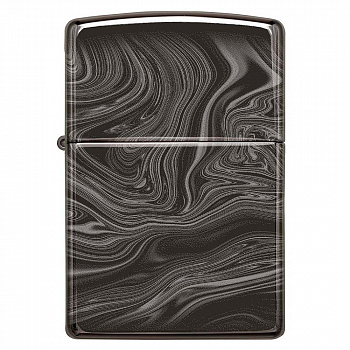 ��������� Zippo 49812 - Marble Pattern Design - High Polish Black