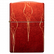  Zippo 48510 - Ombre Flames - 540 Tumbled Brass