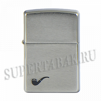  Zippo 200 PL BR Fin Pipe  () - Brushed Chrome