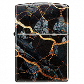 ��������� Zippo 46255 - Fusion Marble - 540 Tumbled Chrome