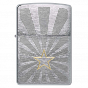 ��������� Zippo 48657 - Star Design - Brushed Chrome