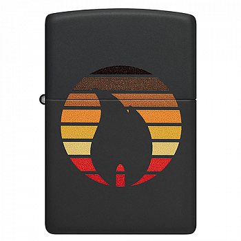 ��������� Zippo 46168 - Colorblock - Black Matte