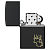 ��������� Zippo 46004 - Fire Heart - Black Matte